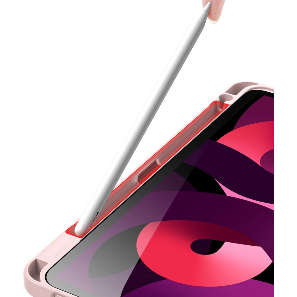 Etui Dux Ducis Magi Apple iPad Air 10.9 2020/2022 (4. i 5. generacji) / iPad Air 11 2024 (6. generacji) Pencil holder różowy