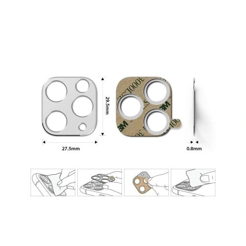 Buy Ringke Camera Styling Apple iPhone 11 Pro & iPhone 11 Pro Max Silver - RGK1079SLV - {ean13} - Home Screen Store Europe