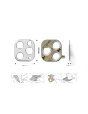 Kup Nakładka Ringke Camera Styling Apple iPhone 11 Pro & iPhone 11 Pro Max Silver - RGK1079SLV - {ean13} - Sklep Home Screen