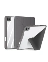 Case Dux Ducis Magi für Apple iPad Air 10.9 2020 (4. Generation)/iPad Pro 11 2018/2020/2021 (1., 2., 3. Generation) mit Stifthalter in Grau