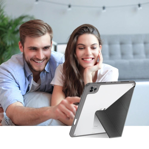 Kup Case Dux Ducis Magi für Apple iPad Air 10.9 2020 (4. Generation)/iPad Pro 11 2018/2020/2021 (1., 2., 3. Generation) mit Stifthalter in Grau - DDS1237 - {ean13} - Sklep Home Screen