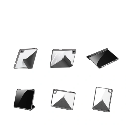 Kup Case Dux Ducis Magi für Apple iPad Air 10.9 2020 (4. Generation)/iPad Pro 11 2018/2020/2021 (1., 2., 3. Generation) mit Stifthalter in Grau - DDS1237 - {ean13} - Sklep Home Screen