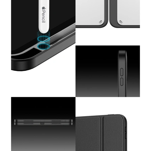 Kup Case Dux Ducis Magi für Apple iPad Air 10.9 2020 (4. Generation)/iPad Pro 11 2018/2020/2021 (1., 2., 3. Generation) mit Stifthalter in Grau - DDS1237 - {ean13} - Sklep Home Screen