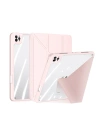 Etui Dux Ducis Magi Apple iPad Air 10.9 2020 (a 4-a generație)/iPad Pro 11 2018/2020/2021 (1, 2, 3 generație) suport pentru creion roz.