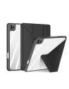 Etui Dux Ducis Magi pentru Apple iPad Pro 12.9 2018/2020/2021 (a 3-a, 4-a și 5-a generație) cu suport pentru stilou, negru.