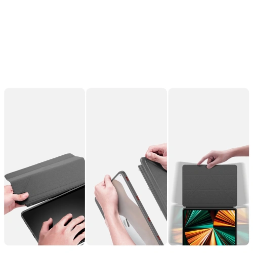 Kup Etui Dux Ducis Magi Apple iPad Pro 12.9 2018/2020/2021 (3., 4. és 5. generáció) Ceruza tartó szürke - DDS1240 - {ean13} - Sklep Home Screen