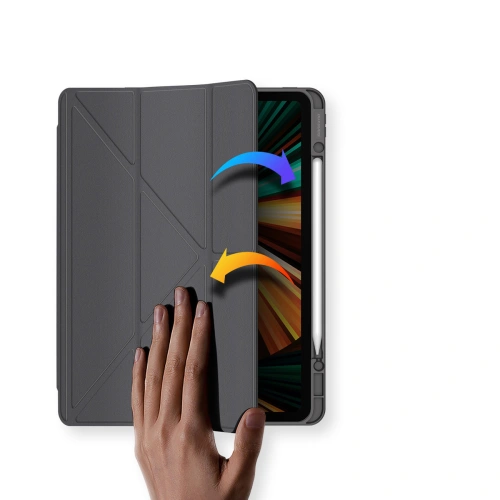 Kup Dux Ducis Magi Case für Apple iPad Pro 12.9 2018/2020/2021 (3., 4. und 5. Generation) mit Stifthalter in Grau - DDS1240 - {ean13} - Sklep Home Screen