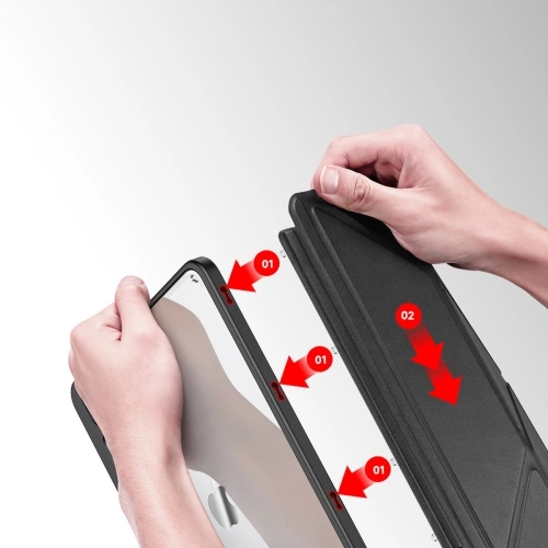 Kup Etui Dux Ducis Magi Apple iPad Pro 12.9 2018/2020/2021 (3., 4. és 5. generáció) Ceruza tartó szürke - DDS1240 - {ean13} - Sklep Home Screen