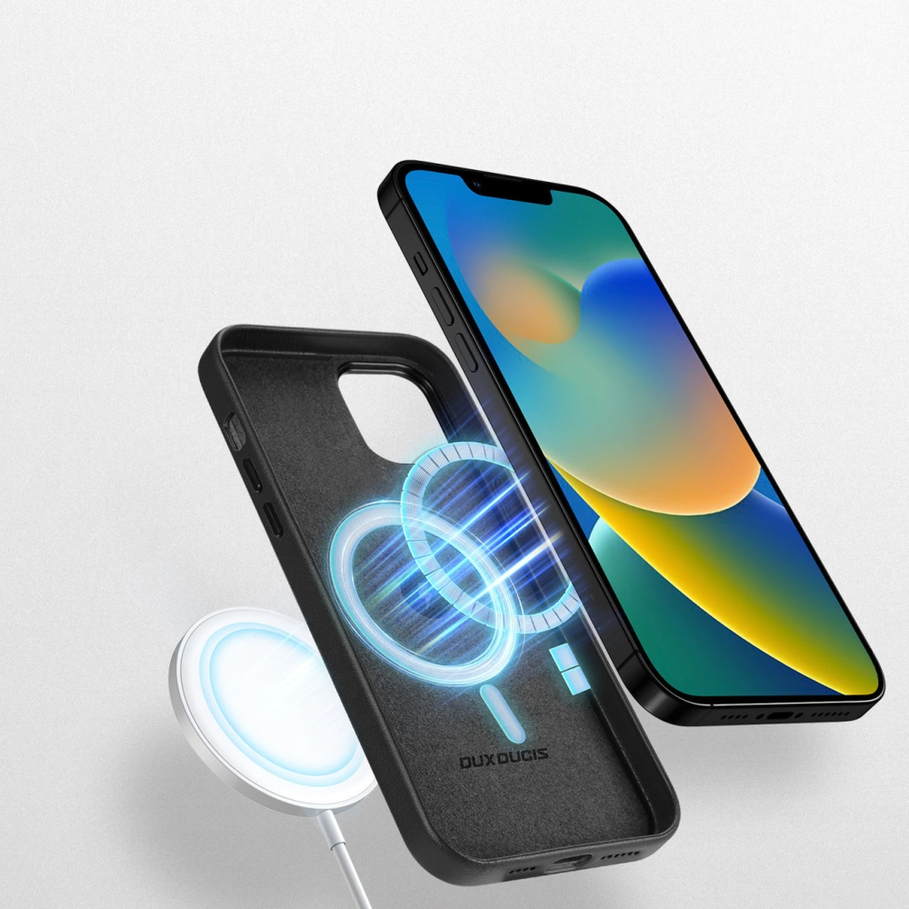 Etui Dux Ducis Grit MagSafe Apple iPhone 14 Plus / 15 Plus czarny