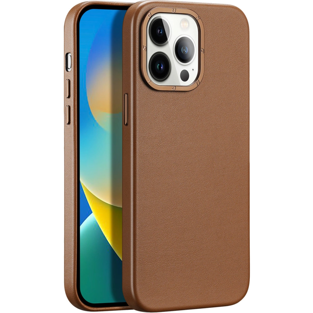 Etui Dux Ducis Grit MagSafe Apple iPhone 14 Pro Max brązowy