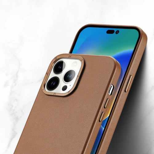 Kup Etui Dux Ducis Grit MagSafe Apple iPhone 14 Pro Max brązowy - DDS1256 - {ean13} - Sklep Home Screen