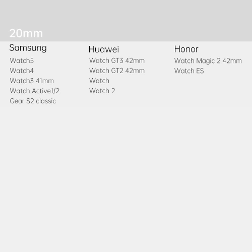 Kup Pasek Dux Ducis Magnetic Strap Samsung Galaxy Watch/Huawei Watch/Honor Watch (20mm) černý (Milanese Version) - DDS1258 - {ean13} - Sklep Home Screen