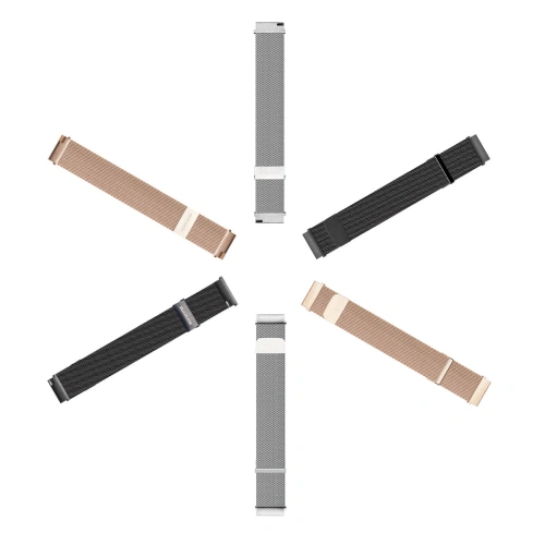 Kup Pasek Dux Ducis Magnetic Strap Samsung Galaxy Watch/Huawei Watch/Honor Watch/Xiaomi Watch (22mm) czarny (Milanese Version) - DDS1261 - {ean13} - Sklep Home Screen