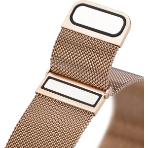Pasek Dux Ducis Magnetic Strap Samsung Galaxy Watch/Huawei Watch/Honor Watch/Xiaomi Watch (22mm) złoty (Milanese Version)