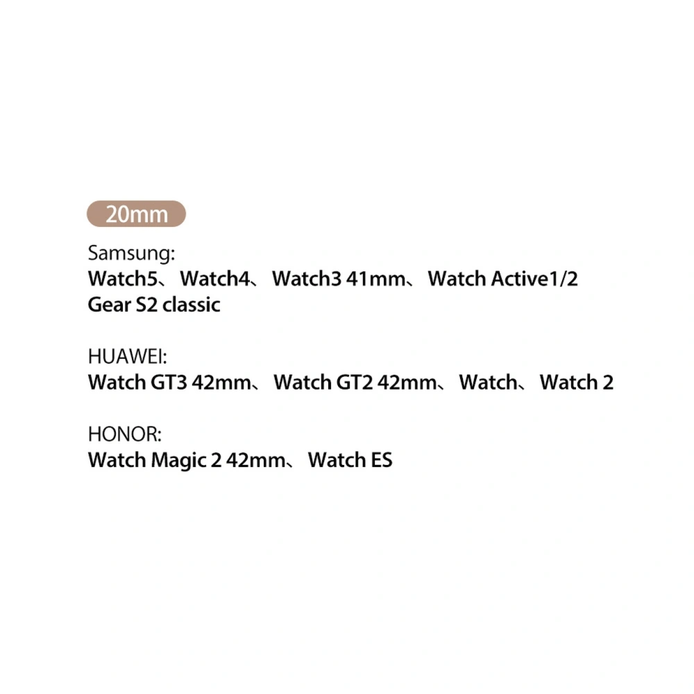 Pasek Dux Ducis Leather Strap Samsung Galaxy Watch/Huawei Watch/Honor Watch (20mm) czarny (Business Version)