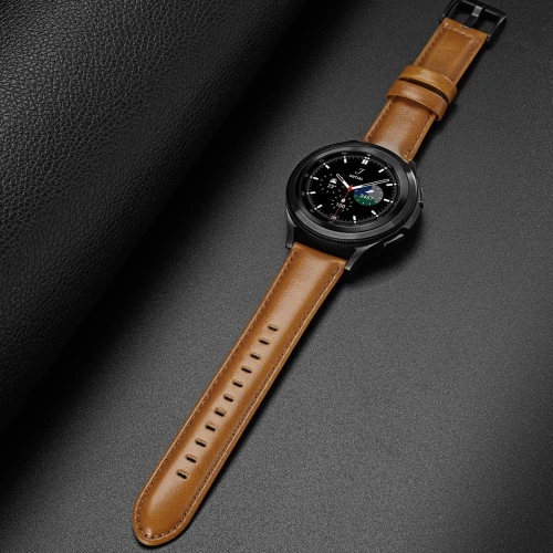 Kup Pasek Dux Ducis Leather Strap Samsung Galaxy Watch/Huawei Watch/Honor Watch (20mm) brązowy (Business Version) - DDS1266 - {ean13} - Sklep Home Screen