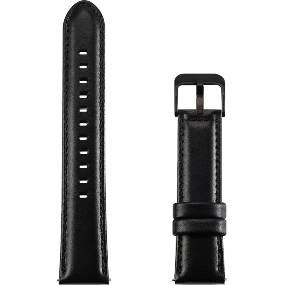 Pasek Dux Ducis Leather Strap Samsung Galaxy Watch/Huawei Watch/Honor Watch/Xiaomi Watch (22mm) czarny (Business Version)