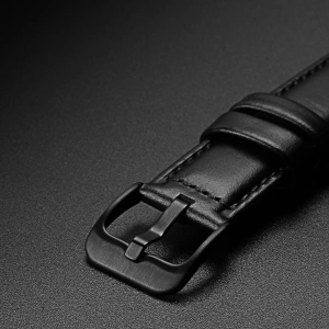 Pasek Dux Ducis Leather Strap Samsung Galaxy Watch/Huawei Watch/Honor Watch/Xiaomi Watch (22mm) czarny (Business Version)