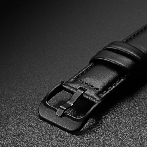 Buy Dux Ducis Leather Strap Samsung Galaxy Watch/Huawei Watch/Honor Watch/Xiaomi Watch (22mm) black (Business Version) - DDS1267 - {ean13} - Home Screen Store Europe