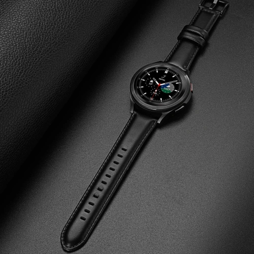 Buy Dux Ducis Leather Strap Samsung Galaxy Watch/Huawei Watch/Honor Watch/Xiaomi Watch (22mm) black (Business Version) - DDS1267 - {ean13} - Home Screen Store Europe