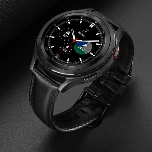 Buy Dux Ducis Leather Strap Samsung Galaxy Watch/Huawei Watch/Honor Watch/Xiaomi Watch (22mm) black (Business Version) - DDS1267 - {ean13} - Home Screen Store Europe