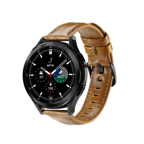 Buy Dux Ducis Leather Strap Samsung Galaxy Watch/Huawei Watch/Honor Watch/Xiaomi Watch (22mm) brown (Business Version) - DDS1269 - {ean13} - Home Screen Store Europe