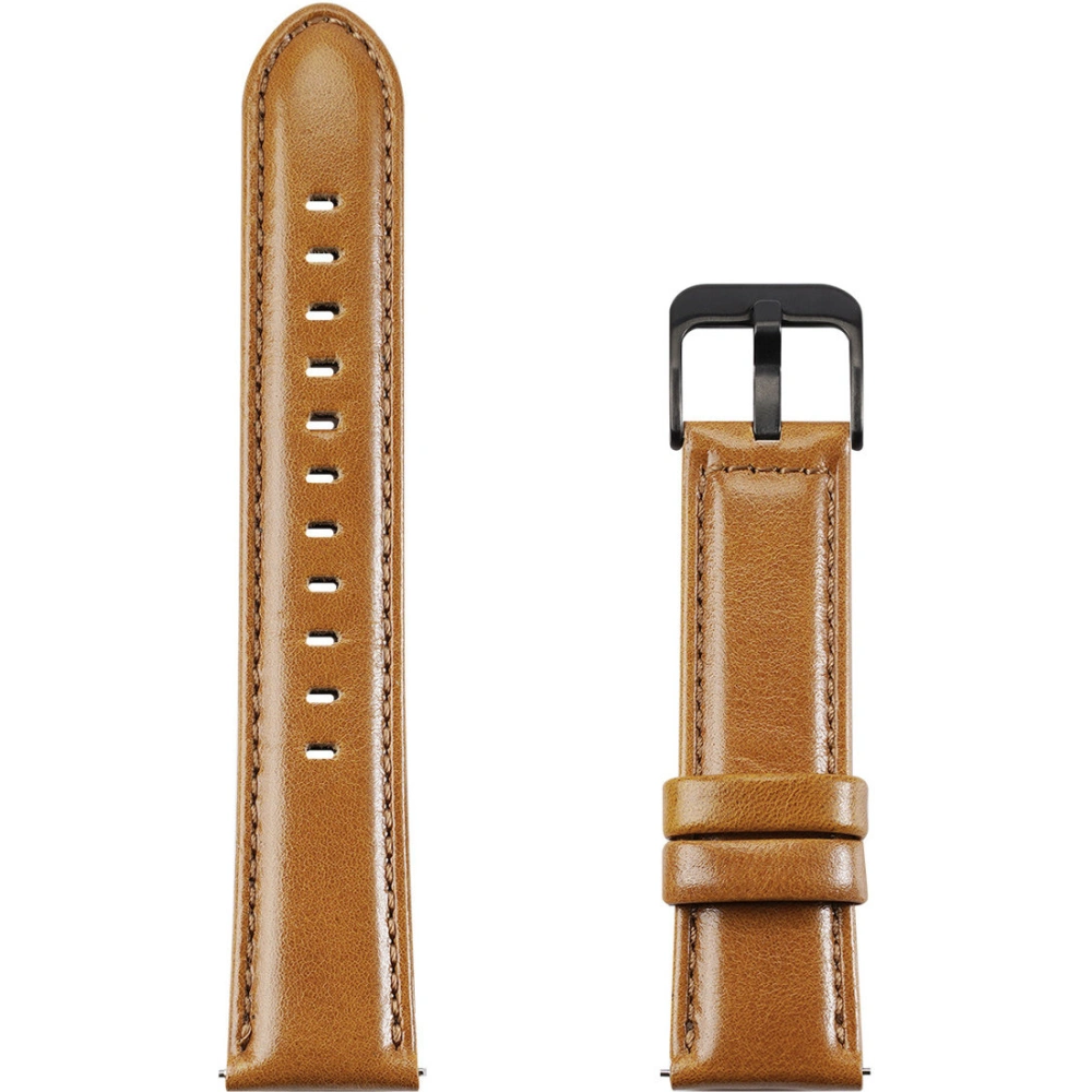 Pasek Dux Ducis Leather Strap Samsung Galaxy Watch/Huawei Watch/Honor Watch/Xiaomi Watch (22mm) brązowy (Business Version)