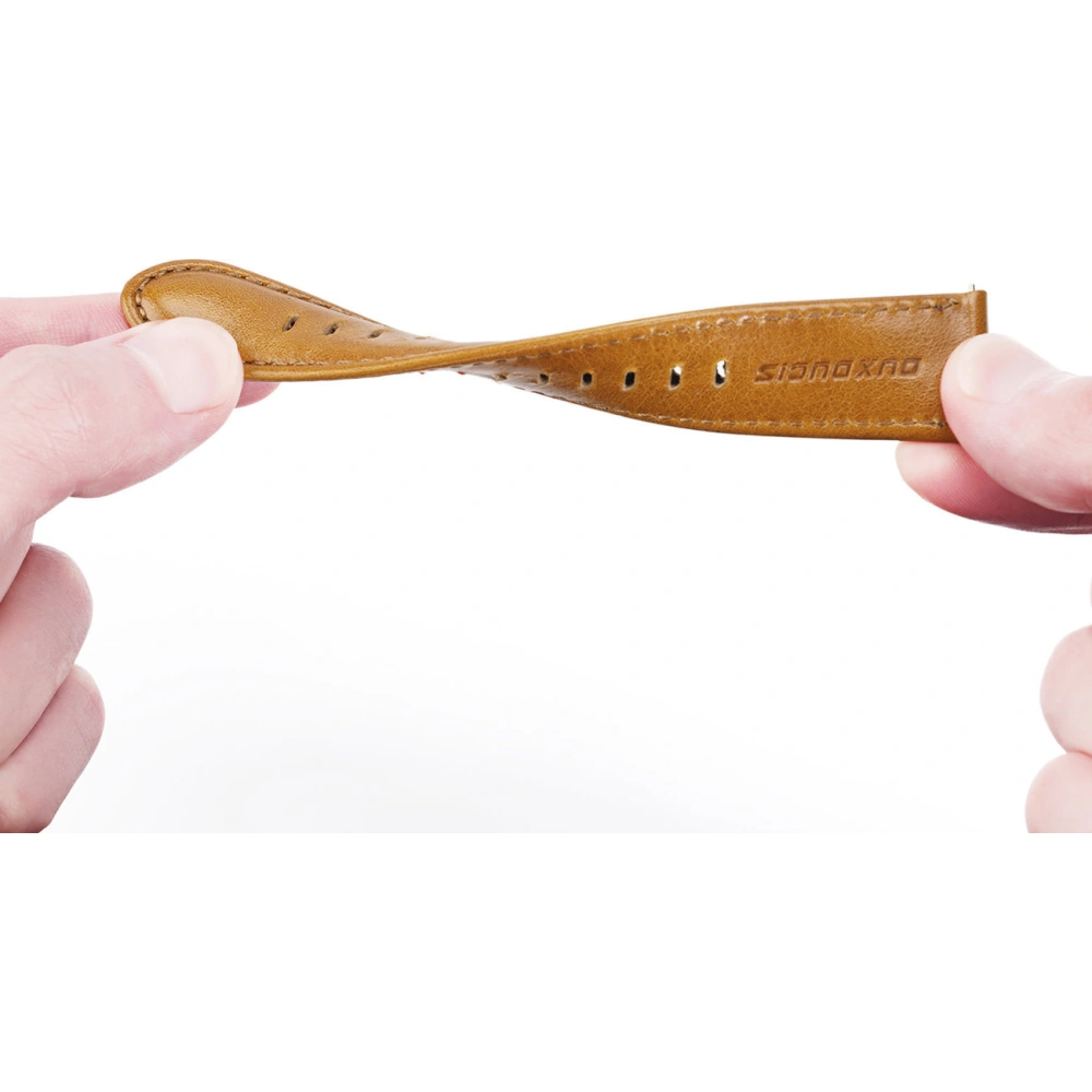 Pasek Dux Ducis Leather Strap Samsung Galaxy Watch/Huawei Watch/Honor Watch/Xiaomi Watch (22mm) brązowy (Business Version)