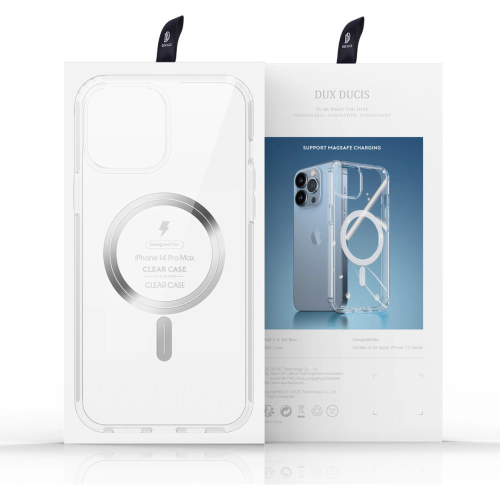 Etui Dux Ducis Clin MagSafe Apple iPhone 14 Pro Max przezroczysty