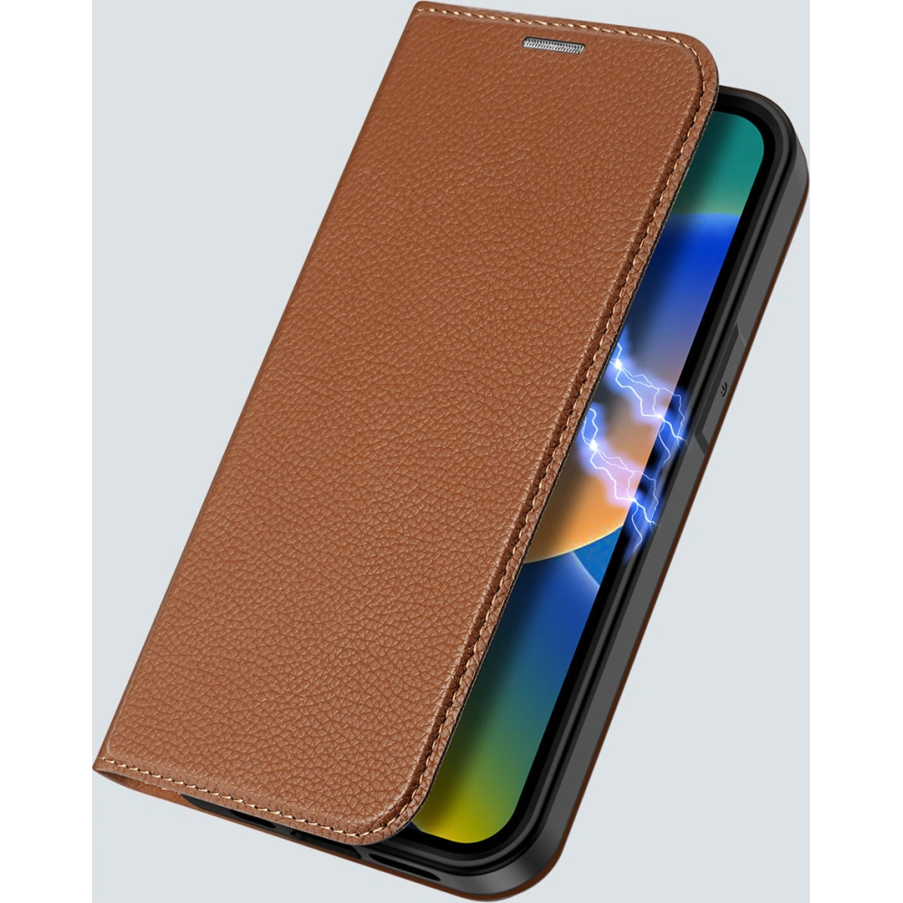 Etui Etui Dux Ducis Skin X2 Apple iPhone 14 Plus / 15 Plus brązowy