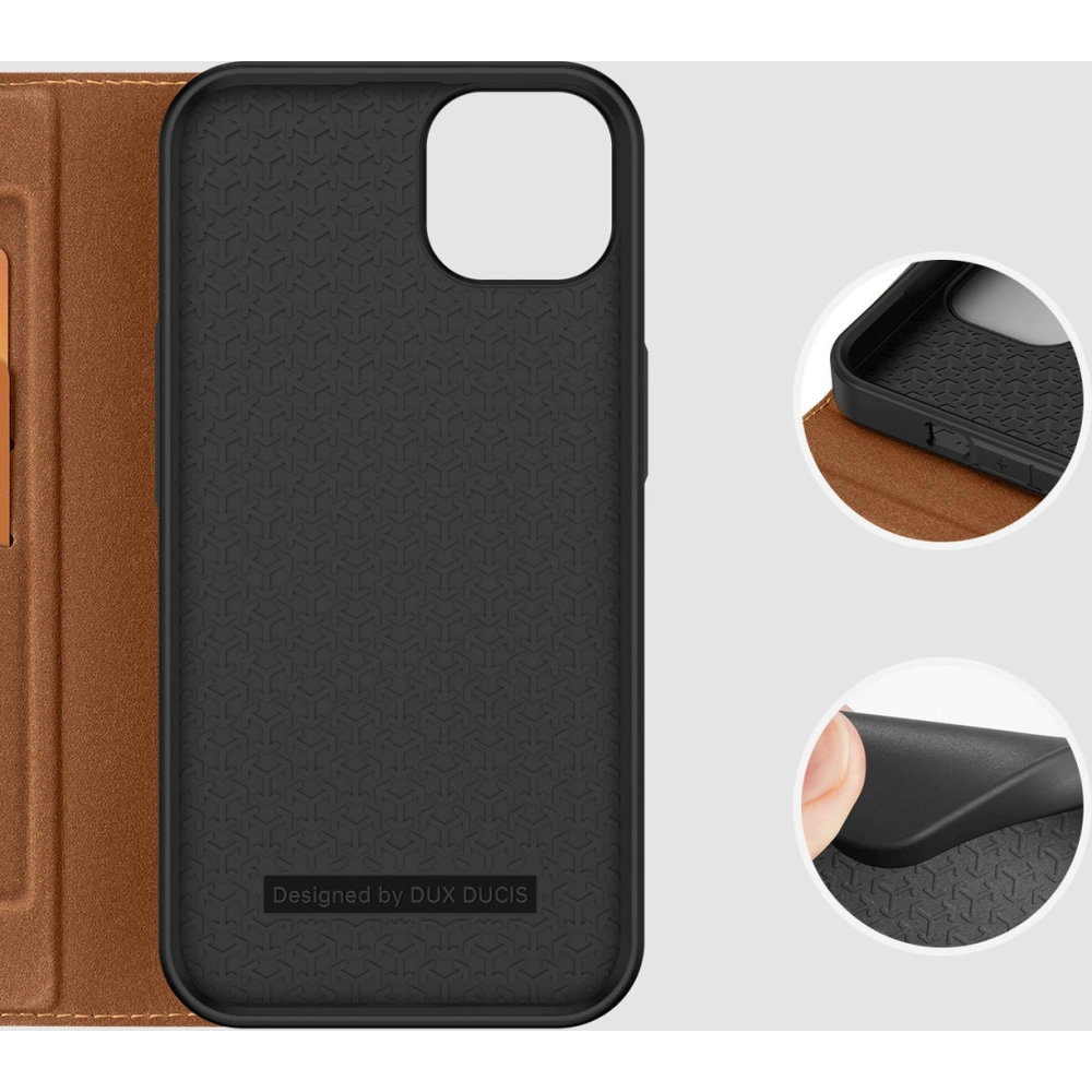 Etui Etui Dux Ducis Skin X2 Apple iPhone 14 Plus / 15 Plus brązowy