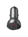 Car Charger Baseus Digital Display Dual USB 4.8A Car Charger 24W - Home Screen