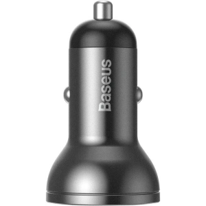 Kup Ładowarka samochodowa Baseus Digital Display Dual USB 4.8A Car Charger 24W Grey - BSU089GRY - {ean13} - Sklep Home Screen