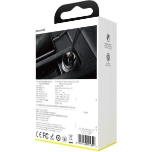 Kup Ładowarka samochodowa Baseus Digital Display Dual USB 4.8A Car Charger 24W Grey - BSU089GRY - {ean13} - Sklep Home Screen