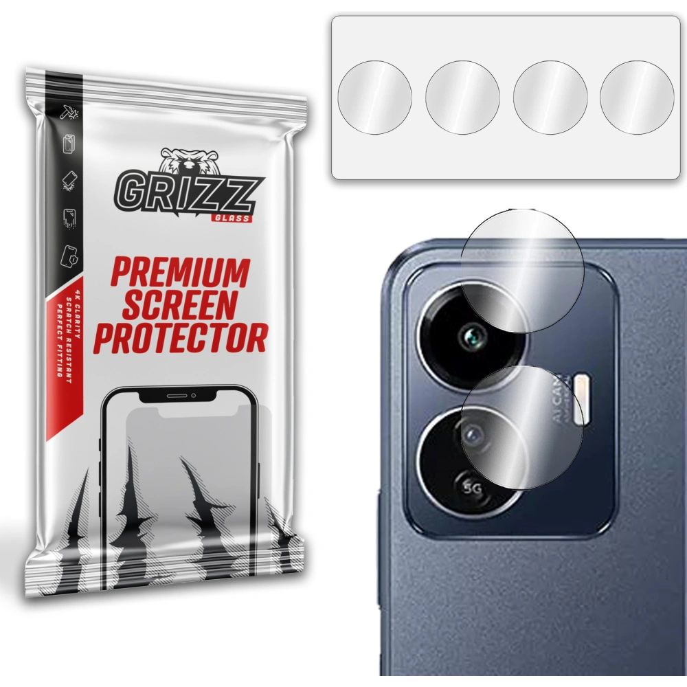Szkło na aparat GrizzGlass HybridGlass Camera do vivo iQOO Z6 Lite