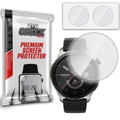 Buy GrizzGlass HybridGlass Amazfit GTR 4 - GRZ3332 - {ean13} - Home Screen Store Europe