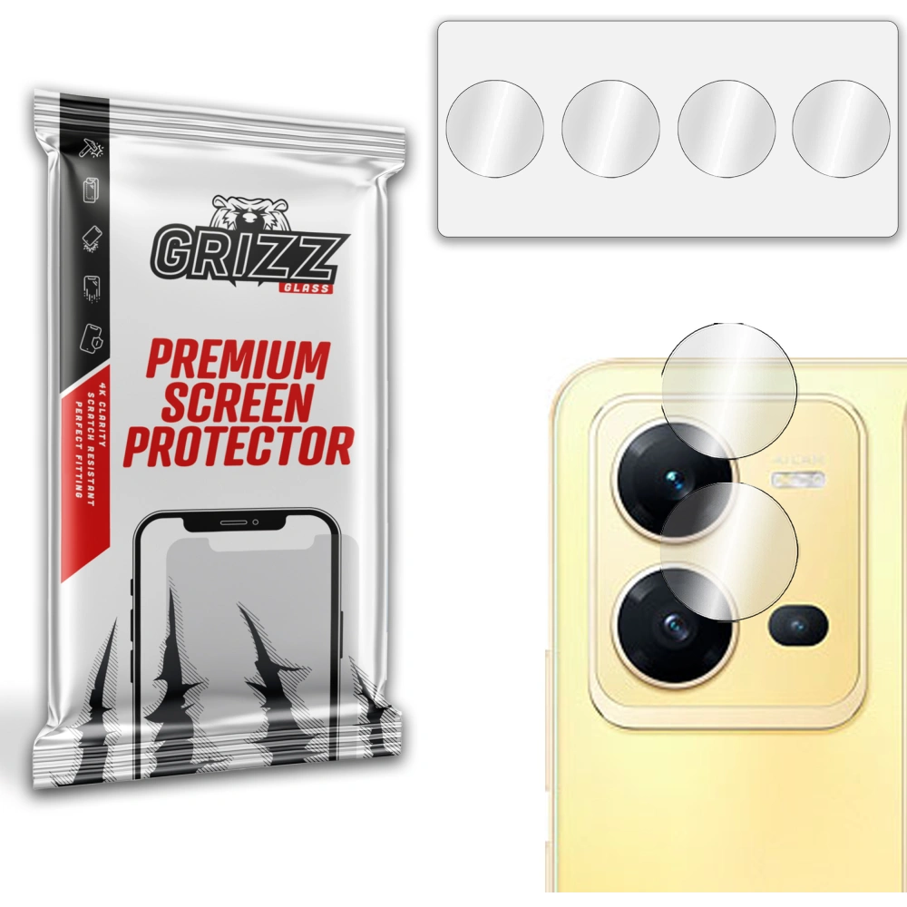 Szkło na aparat GrizzGlass HybridGlass Camera do Vivo X80 Lite