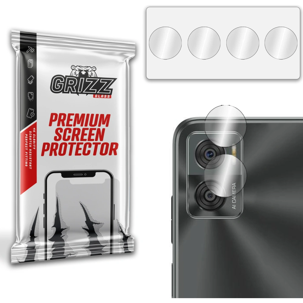 Szkło na aparat GrizzGlass HybridGlass Camera do Motorola Moto E22
