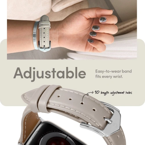 Kup Spigen Cyrill Kajuk Apple Watch 4/5/6/7/SE 40/41mm Creme - SPN2544 - {ean13} - Sklep Home Screen