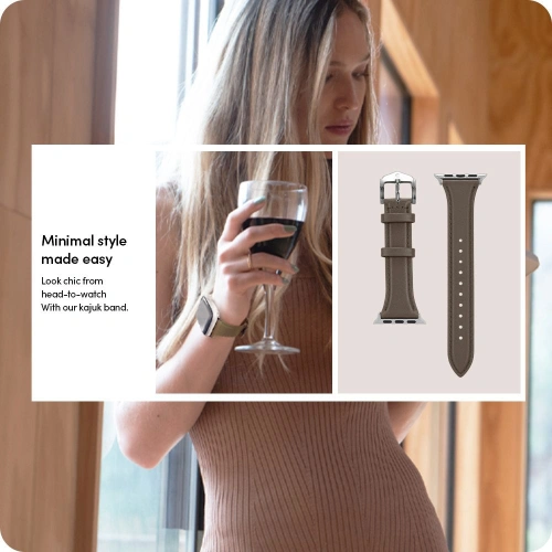 Kup Spigen Cyrill Kajuk Apple Watch 4/5/6/7/SE 40/41mm Khaki - SPN2545 - {ean13} - Sklep Home Screen