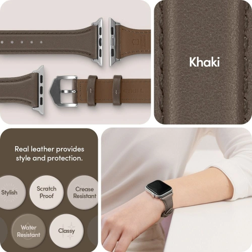 Kup Spigen Cyrill Kajuk Apple Watch 4/5/6/7/SE 40/41mm Khaki - SPN2545 - {ean13} - Sklep Home Screen
