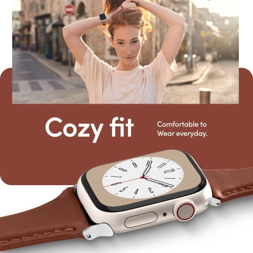 Kup Pasek Spigen Cyrill Kajuk Apple Watch 4/5/6/7/SE 40/41mm Gesztenye - SPN2546 - {ean13} - Sklep Home Screen