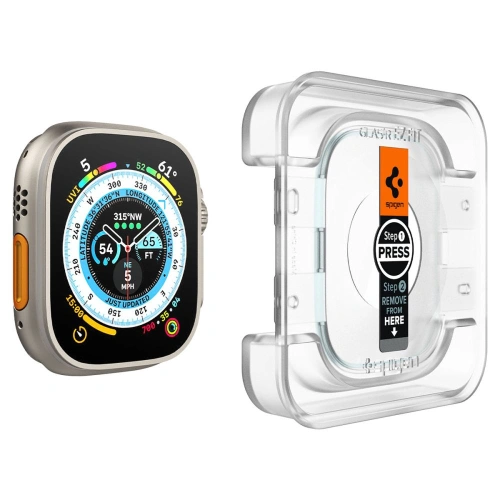 Kup Szkło hartowane Spigen GLAS.tR ez Fit Apple Watch Ultra 49mm Clear [2 PACK] - SPN2548 - {ean13} - Sklep Home Screen