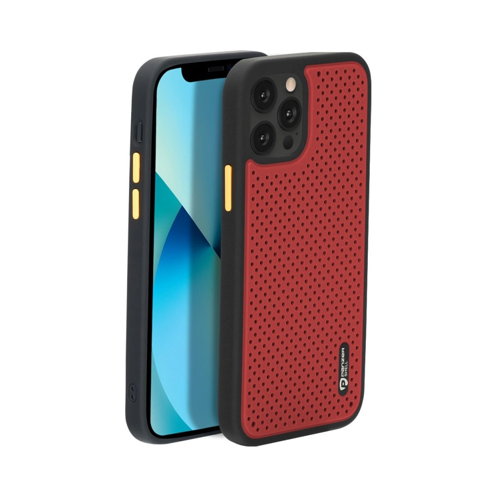 Etui PanzerShell Air Cooling Apple iPhone 12/12 Pro czerwony