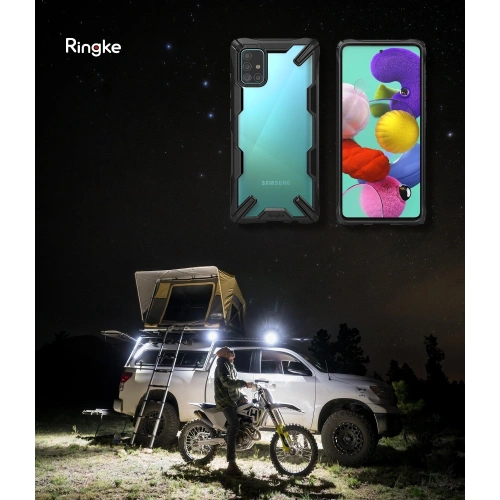 Kup Etui Ringke Fusion-X Samsung Galaxy A51 Space Blue - RGK1081BLU - {ean13} - Sklep Home Screen