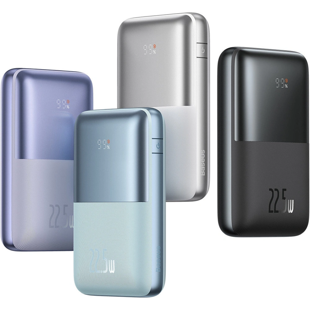 Powerbank Baseus Bipow Pro 20000mAh 22.5W + kabel USB-A/USB-C 3A 0.3m biały (PPBD030002)