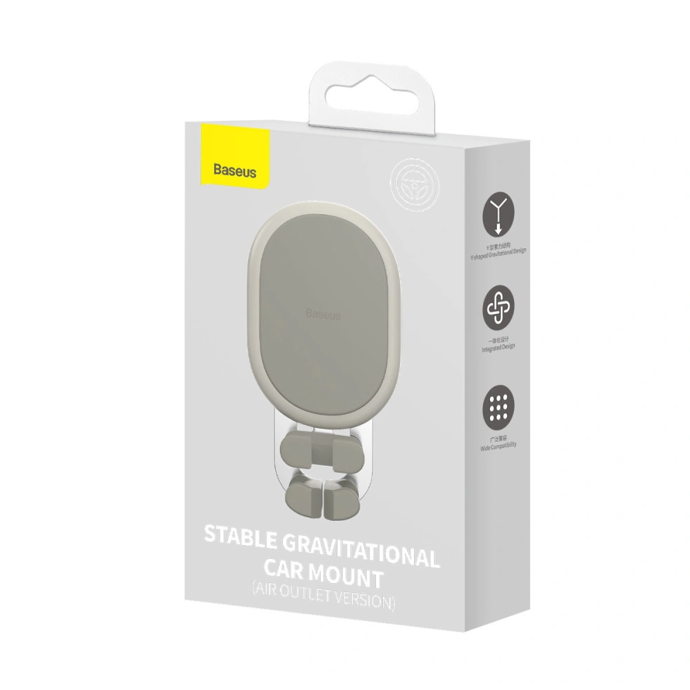 Uchwyt samochodowy Baseus Gravity Air Vent biały