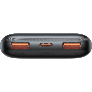 Powerbank Baseus Bipow Pro 10000mAh 20W + kabel USB-A/USB-C 3A 0.3m czarny