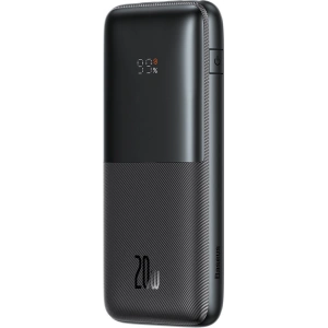 Powerbank Baseus Bipow Pro 10000mAh 20W + kabel USB-A/USB-C 3A 0.3m czarny