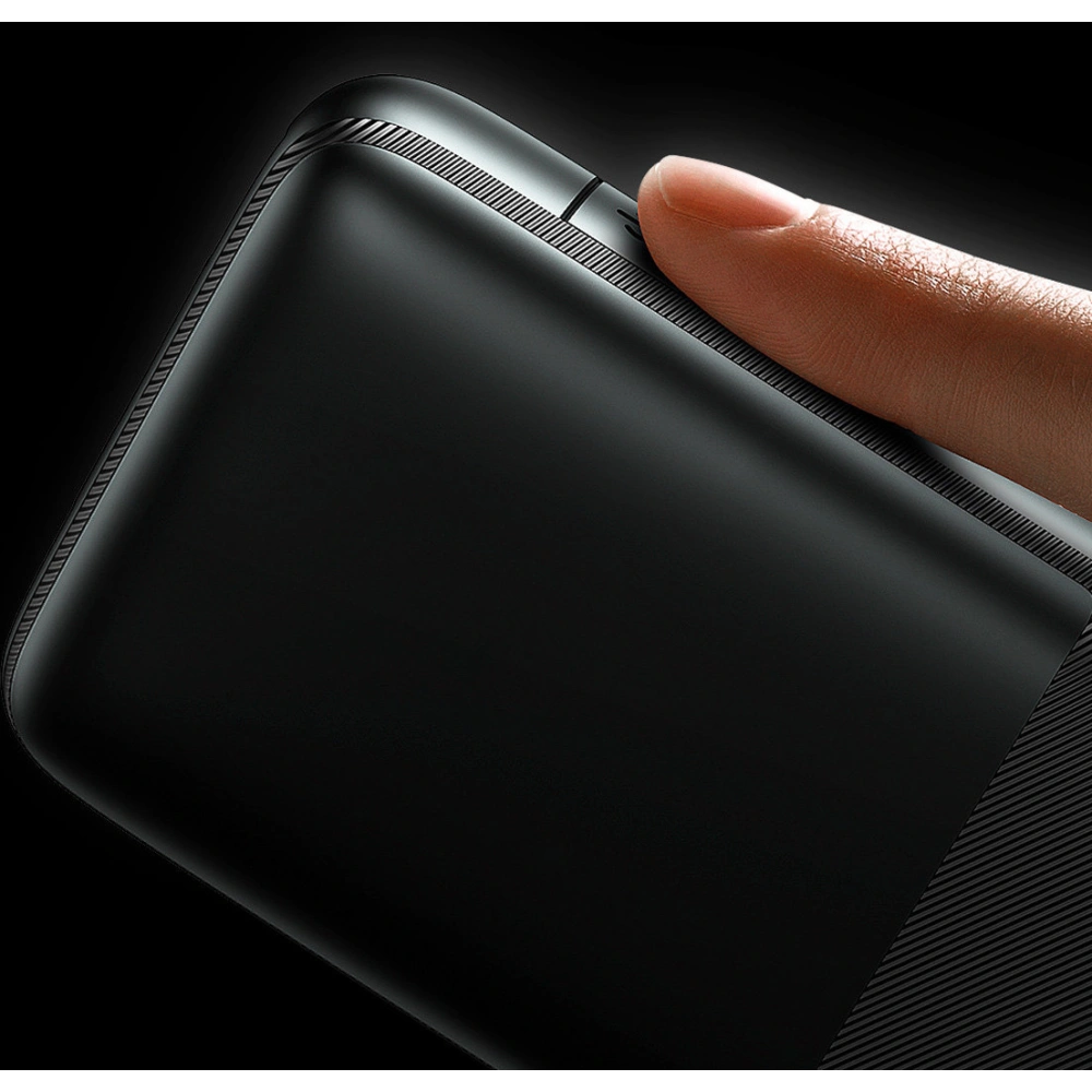 Powerbank Baseus Bipow Pro 10000mAh 20W + kabel USB-A/USB-C 3A 0.3m czarny